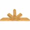 Ekena Millwork Saratoga Rough Sawn Timber Gable Bracket, Western Red Cedar, 60"W x 32"H x 4"D x 6"F, 13/12 Pitch GBW060X32X0406SAR00RWR - alternate 3